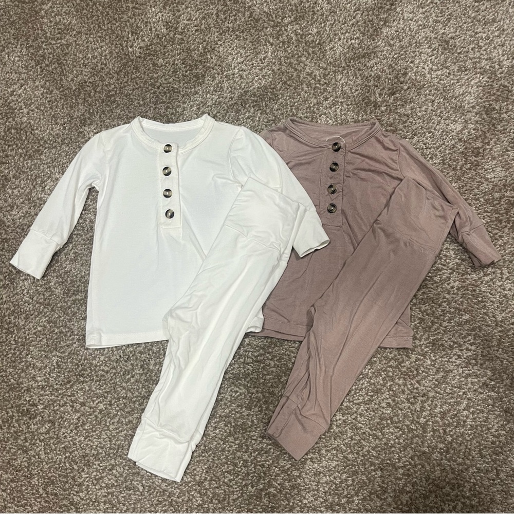 Lou Lou & Company 3-6M top and bottom sets